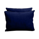Model V1 - Velvet Indoor Daybed Mattress Bolster Pillow Backrest Cushion |COVERS ONLY|