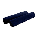 Model V5 - Velvet Indoor Daybed Bolster Pillow Cushion |COVERS ONLY|