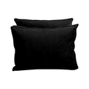 Model V1 - Velvet Indoor Daybed Mattress Bolster Pillow Backrest Cushion |COVERS ONLY|