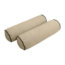 Model V3 - Velvet Indoor Daybed Bolster Pillow Backrest Cushion |COVERS ONLY|