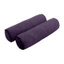 Model V3 - Velvet Indoor Daybed Mattress Bolster Pillow Backrest Cushion |COVERS ONLY|