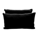 Model V2 - Velvet Indoor Daybed Mattress Bolster Pillow Backrest Cushion |COVERS ONLY|