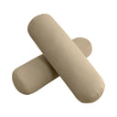 Model V6 - Velvet Indoor Daybed Bolster Pillow Cushion |COVERS ONLY|