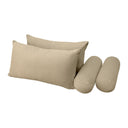 Model V2 - Velvet Indoor Daybed Mattress Bolster Pillow Backrest Cushion |COVERS ONLY|