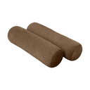 Model V6 - Velvet Indoor Daybed Bolster Pillow Cushion |COVERS ONLY|