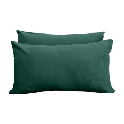 Model V2 - Velvet Indoor Daybed Mattress Bolster Backrest Cushions and Covers |Complete Set|