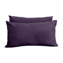 Model V2 - Velvet Indoor Daybed Mattress Bolster Pillow Backrest Cushion |COVERS ONLY|