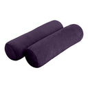 Model V6 - Velvet Indoor Daybed Mattress Bolster Pillows and Covers |Complete Set|