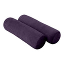 Model V6 - Velvet Indoor Daybed Bolster Pillow Cushion |COVERS ONLY|