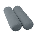 Model V3 - Velvet Indoor Daybed Bolster Pillow Backrest Cushion |COVERS ONLY|