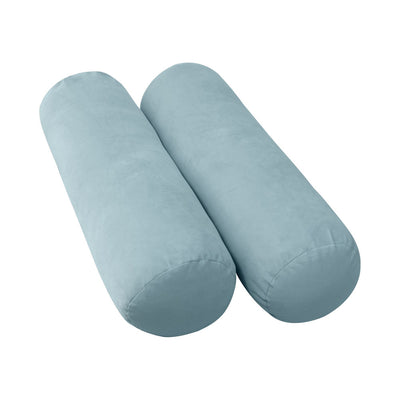 Model V3 - Velvet Indoor Daybed Bolster Pillow Backrest Cushion |COVERS ONLY|