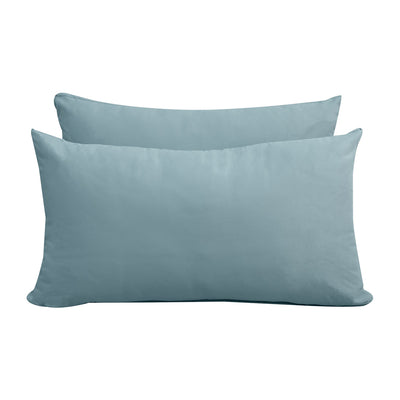 Model V2 - Velvet Indoor Daybed Bolster Pillow Backrest Cushion |COVERS ONLY|