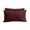 Model V2 - Velvet Indoor Daybed Mattress Bolster Pillow Backrest Cushion |COVERS ONLY|