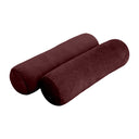 Model V6 - Velvet Indoor Daybed Mattress Bolster Pillows and Covers |Complete Set|