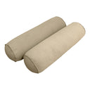 Model V3 - Velvet Indoor Daybed Bolster Pillow Backrest Cushion |COVERS ONLY|