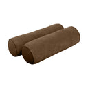 Model V3 - Velvet Indoor Daybed Bolster Pillow Backrest Cushion |COVERS ONLY|