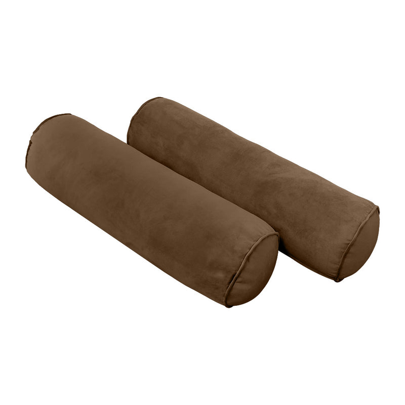 Model V3 - Velvet Indoor Daybed Mattress Bolster Backrest Cushions and Covers |Complete Set|