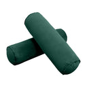 Model V6 - Velvet Indoor Daybed Bolster Pillow Cushion |COVERS ONLY|