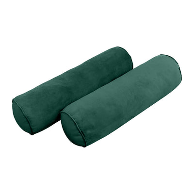 Model V3 - Velvet Indoor Daybed Mattress Bolster Backrest Cushions and Covers |Complete Set|