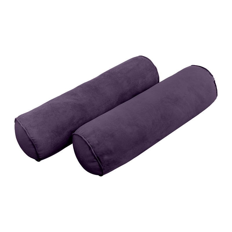 Model V3 - Velvet Indoor Daybed Mattress Bolster Backrest Cushions and Covers |Complete Set|