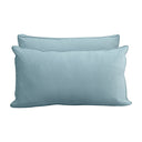 Model V2 - Velvet Indoor Daybed Mattress Bolster Pillow Backrest Cushion |COVERS ONLY|