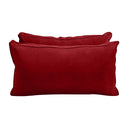 Model V2 - Velvet Indoor Daybed Mattress Bolster Pillow Backrest Cushion |COVERS ONLY|