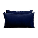 Model V2 - Velvet Indoor Daybed Mattress Bolster Pillow Backrest Cushion |COVERS ONLY|