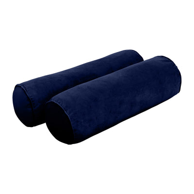 Model V6 - Velvet Indoor Daybed Mattress Bolster Pillows and Covers |Complete Set|