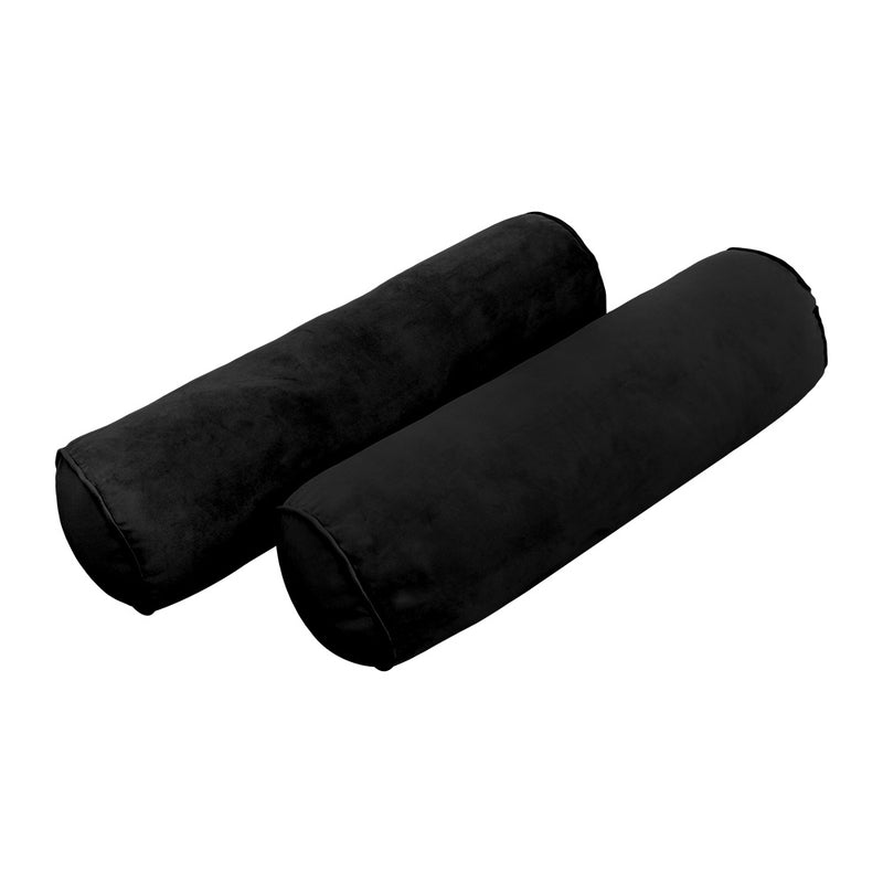 Model V3 - Velvet Indoor Daybed Mattress Bolster Backrest Cushions and Covers |Complete Set|