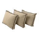 Model V3 - Velvet Indoor Daybed Mattress Bolster Pillow Backrest Cushion |COVERS ONLY|