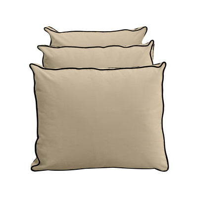 Model V3 - Velvet Indoor Daybed Mattress Bolster Backrest Cushions and Covers |Complete Set|