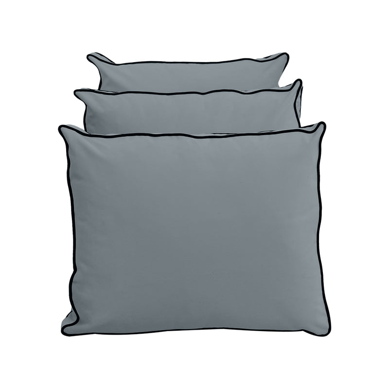 Model V3 - Velvet Indoor Daybed Mattress Bolster Backrest Cushions and Covers |Complete Set|