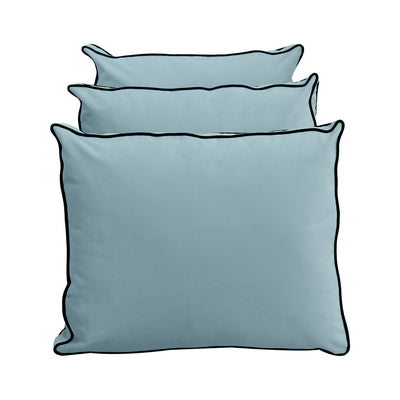 Model V3 - Velvet Indoor Daybed Mattress Bolster Backrest Cushions and Covers |Complete Set|