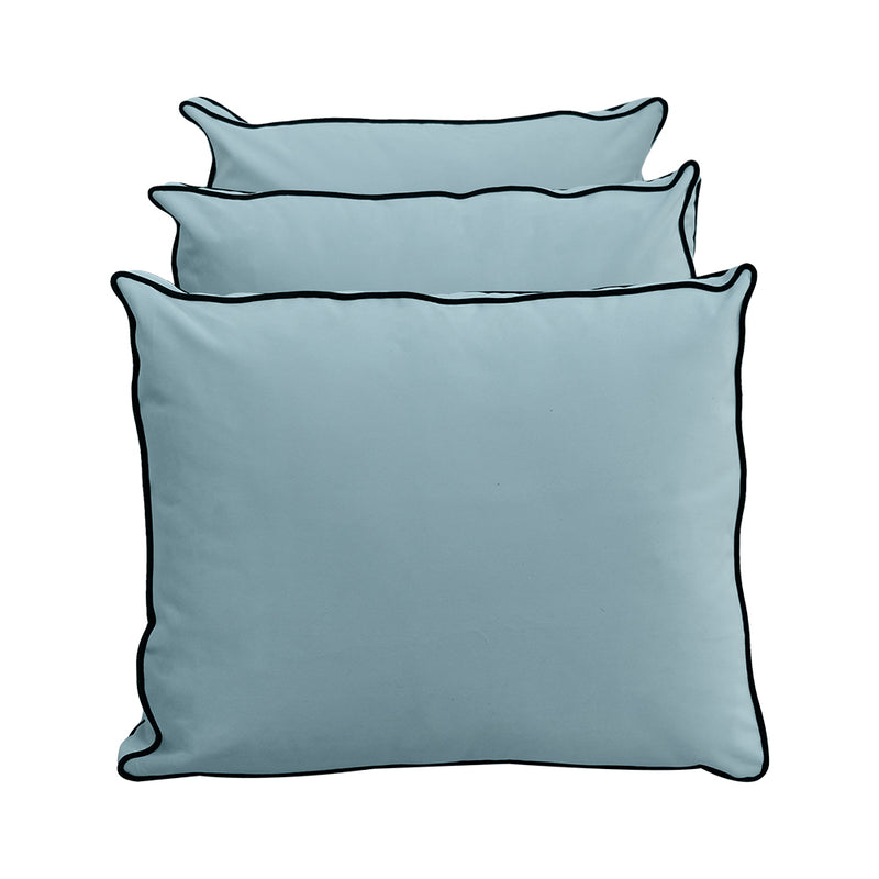 Model V3 - Velvet Indoor Daybed Mattress Bolster Backrest Cushions and Covers |Complete Set|