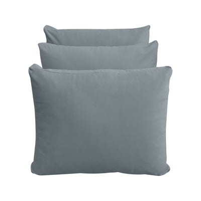 Model V3 - Velvet Indoor Daybed Mattress Bolster Pillow Backrest Cushion |COVERS ONLY|