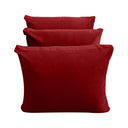 Model V3 - Velvet Indoor Daybed Mattress Bolster Pillow Backrest Cushion |COVERS ONLY|