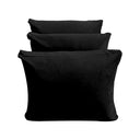 Model V3 - Velvet Indoor Daybed Mattress Bolster Pillow Backrest Cushion |COVERS ONLY|