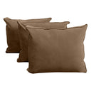 Model V3 - Velvet Indoor Daybed Bolster Pillow Backrest Cushion |COVERS ONLY|