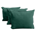 Model V3 - Velvet Indoor Daybed Bolster Pillow Backrest Cushion |COVERS ONLY|