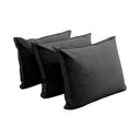Model V3 - Velvet Indoor Daybed Mattress Bolster Pillow Backrest Cushion |COVERS ONLY|
