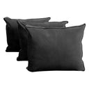 Model V3 - Velvet Indoor Daybed Bolster Pillow Backrest Cushion |COVERS ONLY|
