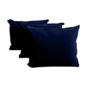 Model V3 - Velvet Indoor Daybed Bolster Pillow Backrest Cushion |COVERS ONLY|