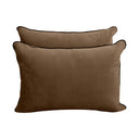 Model V4 - Velvet Indoor Daybed Mattress Bolster Pillow Backrest Cushion |COVERS ONLY|