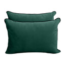 Model V4 - Velvet Indoor Daybed Mattress Bolster Pillow Backrest Cushion |COVERS ONLY|