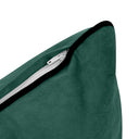 Model V4 - Velvet Indoor Daybed Bolster Pillow Backrest Cushion |COVERS ONLY|