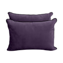 Model V4 - Velvet Indoor Daybed Mattress Bolster Pillow Backrest Cushion |COVERS ONLY|