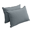 Model V4 - Velvet Indoor Daybed Bolster Pillow Backrest Cushion |COVERS ONLY|