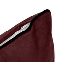 Model V4 - Velvet Indoor Daybed Bolster Pillow Backrest Cushion |COVERS ONLY|