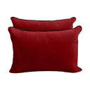 Model V4 - Velvet Indoor Daybed Mattress Bolster Pillow Backrest Cushion |COVERS ONLY|