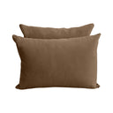 Model V4 - Velvet Indoor Daybed Mattress Bolster Backrest Cushions and Covers |Complete Set|